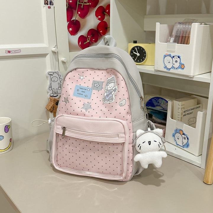 Cute Illustrated School Backpack
