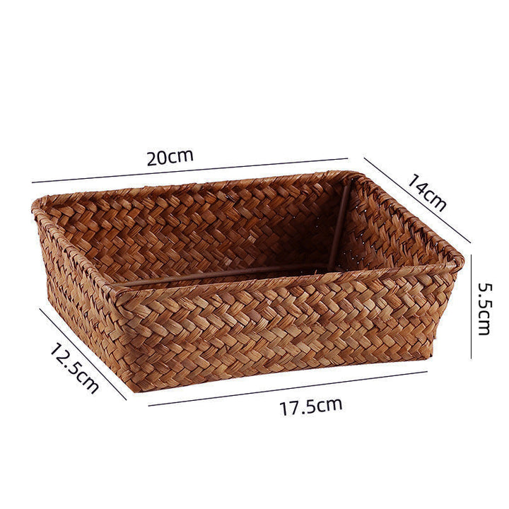 Rectangular Woven Storage Tray Kalsten