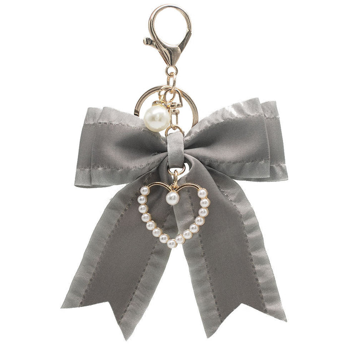 Elegant Heart-Shaped Bow Keychain Kalsten
