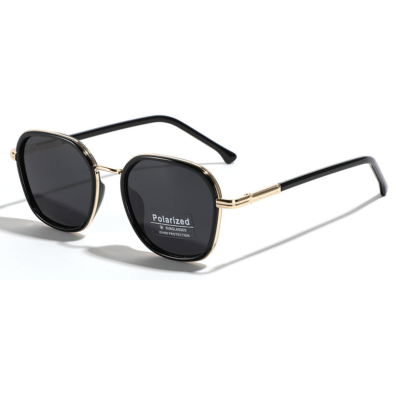 Women's geometric polarized sunglasses with stylish metal frame Kalsten