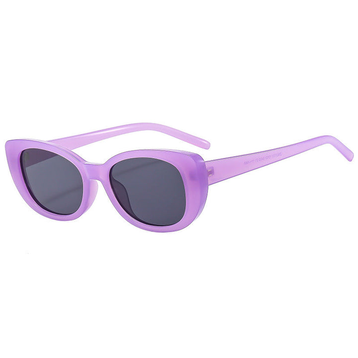Women's Cat-Eye Sunglasses with High-Gloss Plastic Frame Kalsten