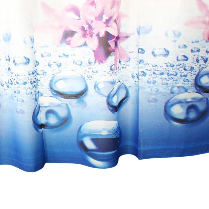 Floral Water-Resistant Shower Curtain Kalsten