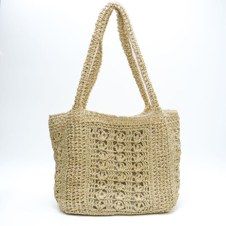 Boho Style Handbag Made of Braided Natural Material Kalsten