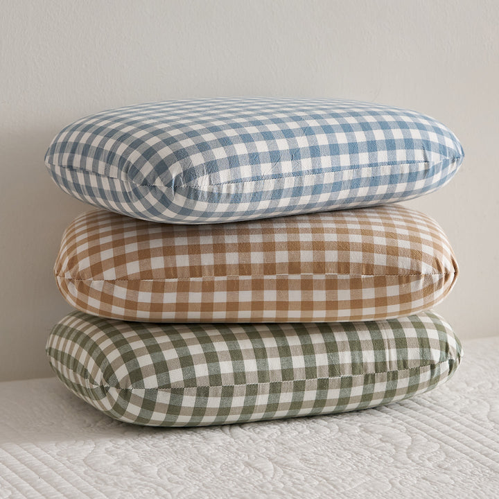 Comfort Pillow with Checked Design Kalsten
