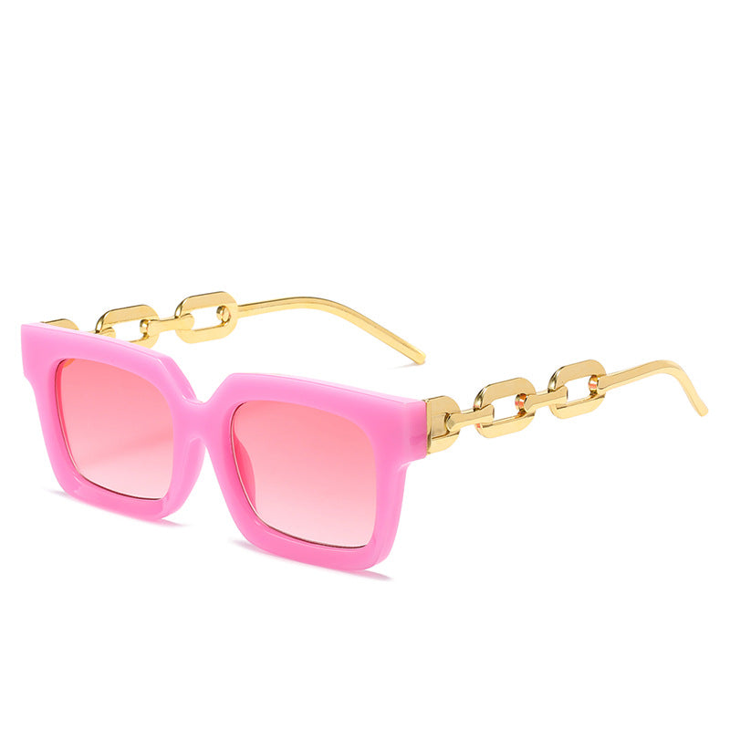 Women's fashionable sunglasses with unique chain element Kalsten