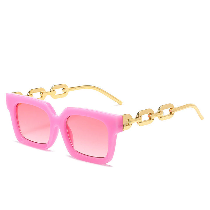 Women's fashionable sunglasses with unique chain element Kalsten