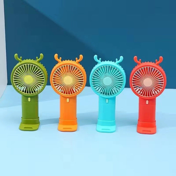 Women's Portable Mini Fan with Cute Animal Design Kalsten
