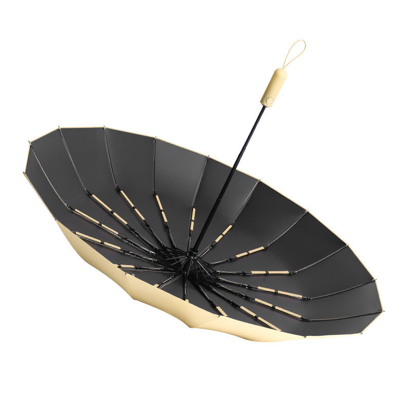 Ladies innovative and robust folding umbrella with ergonomic handle Kalsten