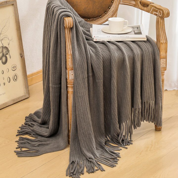 Ladies cozy knit blanket Kalsten