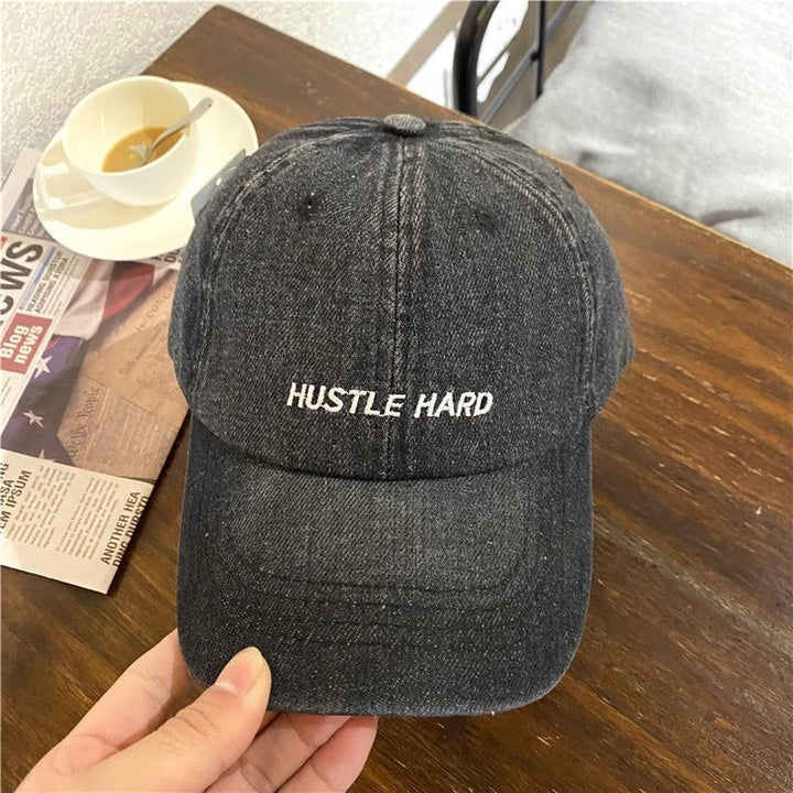 Women's Casual Distressed Denim Cap Kalsten