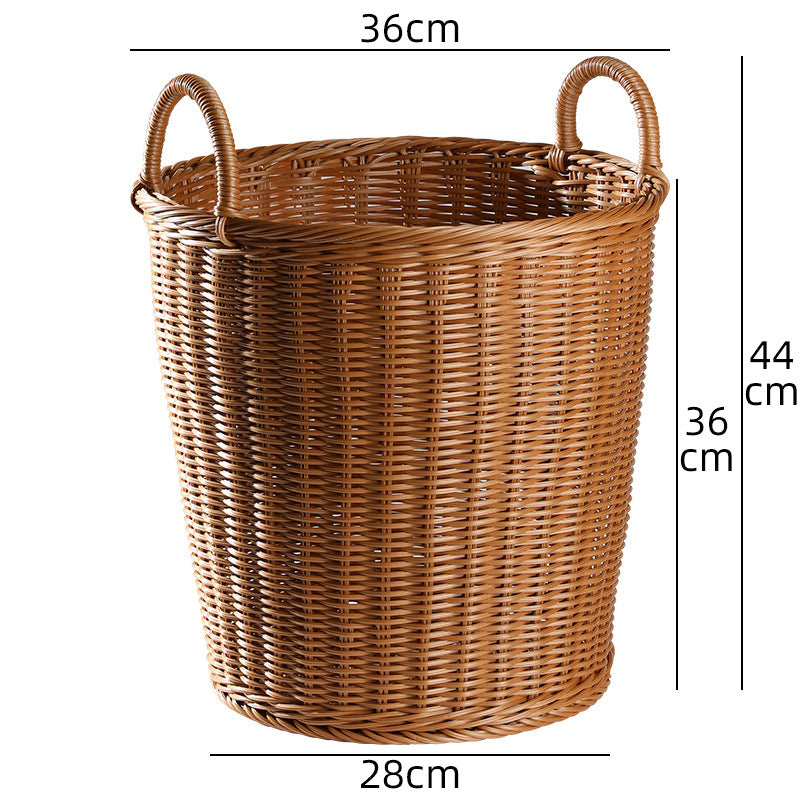 Premium Handwoven Wicker Storage Bin Kalsten