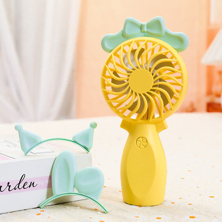 Ladies Portable Mini Hand Fan with Cute Design Kalsten