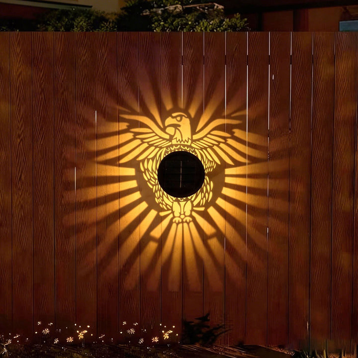 Solar Projection Lantern With Intricate Mandala Cutout And Warm LED Spotlight Kalsten