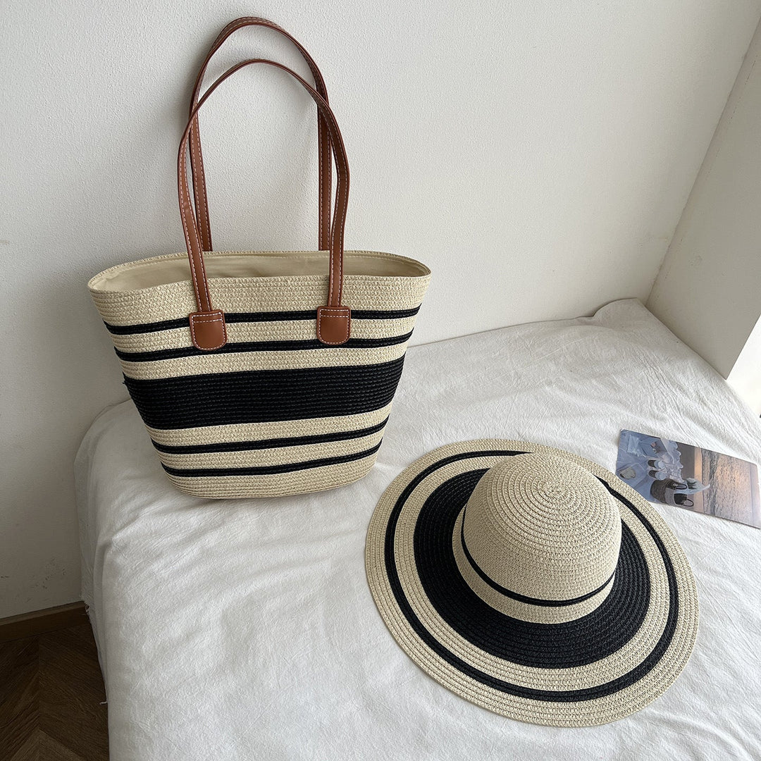 Fashionable Tote Bag Made of Braided Material Kalsten
