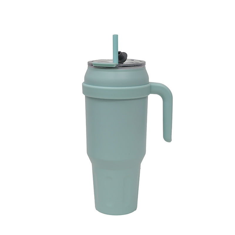 Women's Insulated To-Go Cup with Ergonomic Handle and Flexible Straw Kalsten
