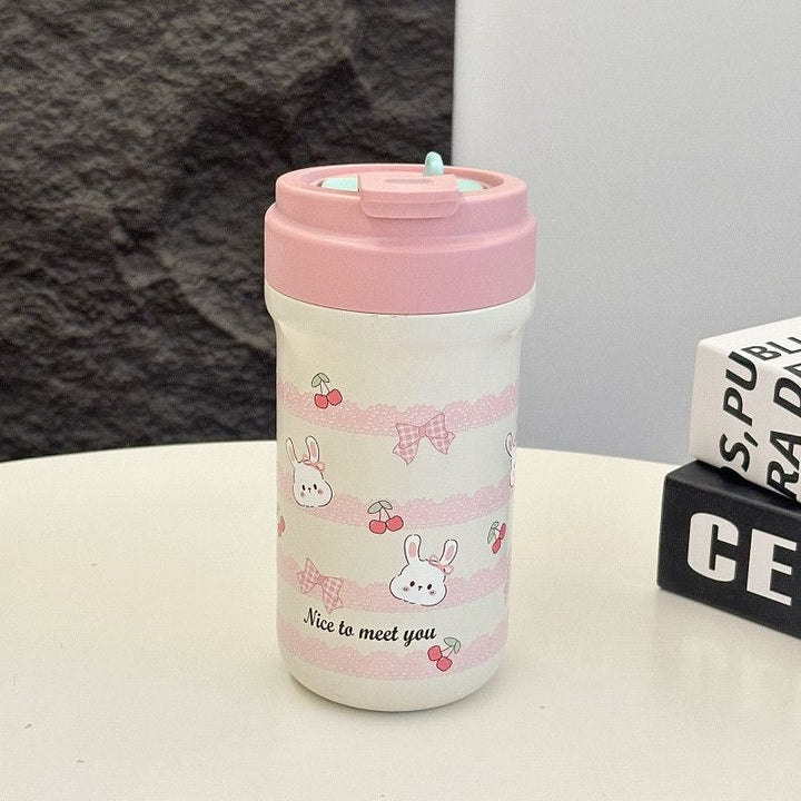 Ladies Insulated Drinking Cup with Cheerful Rabbit Design Kalsten
