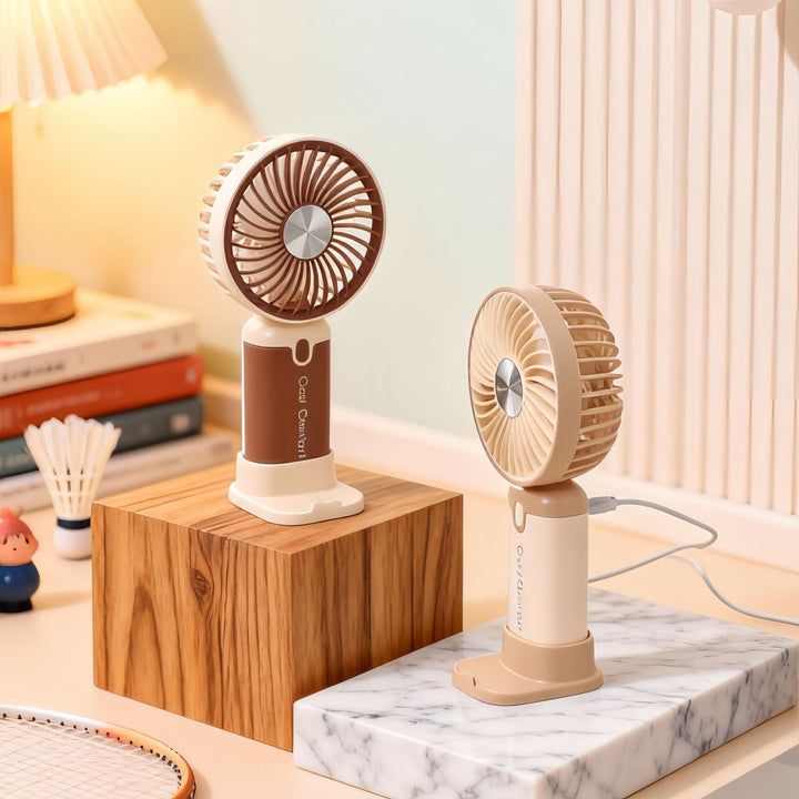 Women's Portable Hand Fan with USB Charging Function Kalsten