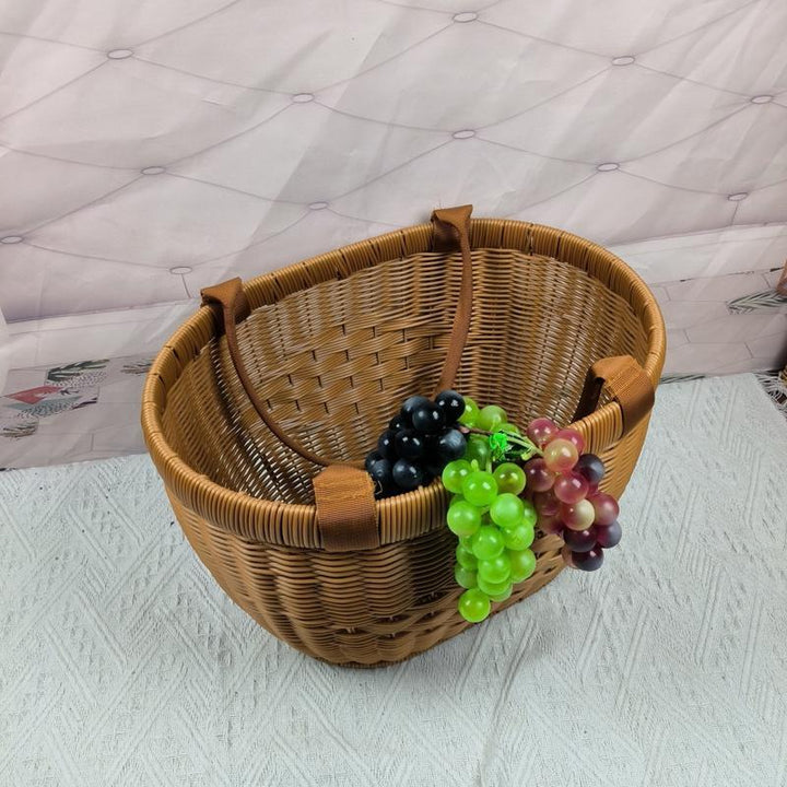 Stylish Woven Storage Basket with Comfortable Handles Kalsten