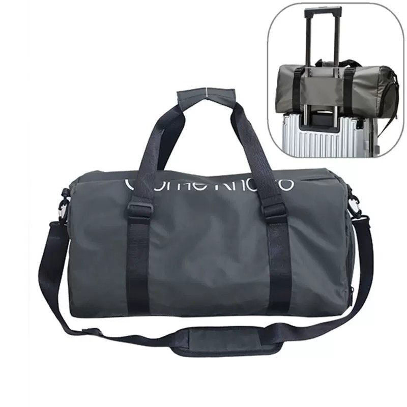 Travel bag with integrated trolley attachment system Kalsten
