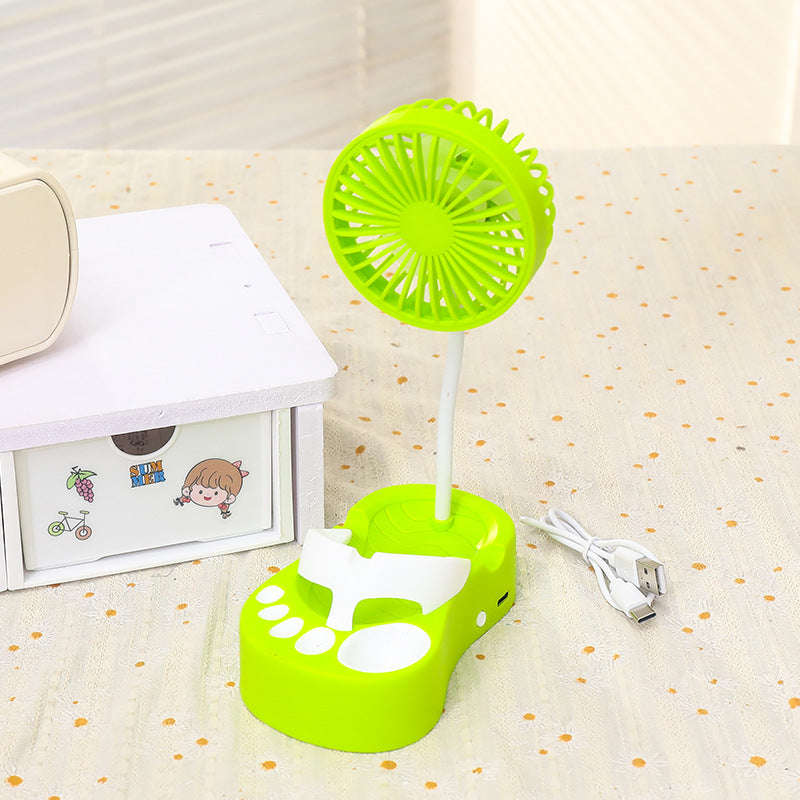 Women's portable battery fan with flexible holder Kalsten