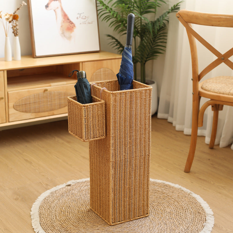 Rectangular Wicker Waste Bin Kalsten