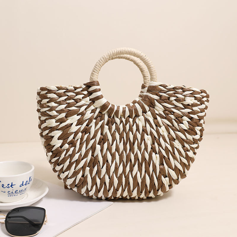 Braided basket bag with unique design Kalsten