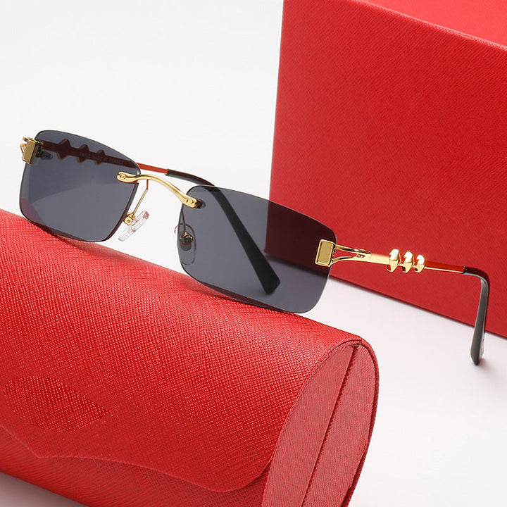 Women’s stylish retro sunglasses with luxurious metal frame and polarized lenses Kalsten