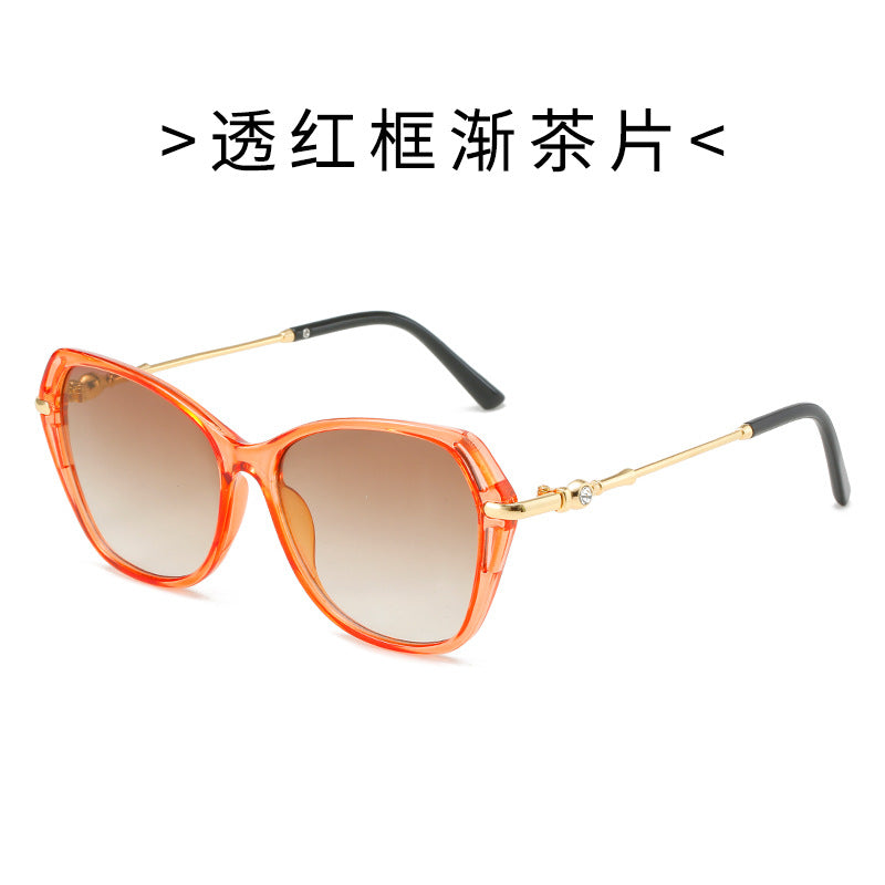 Women's fashionable Cat-Eye sunglasses with elegant metal frame Kalsten
