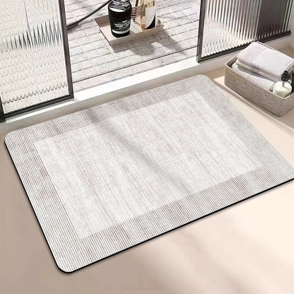 Abstract Geometric Design Bath Mat Acalora