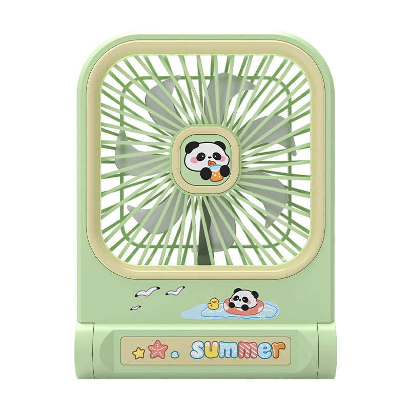 Women portable mini table fan in panda design Kalsten