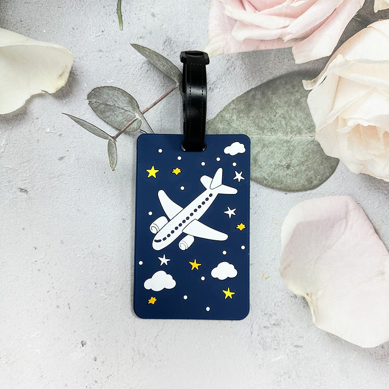 Airplane-Themed Luggage Tag Kalsten