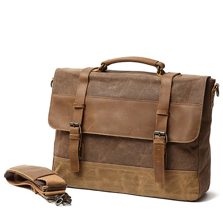 Robust briefcase with vintage design Kalsten