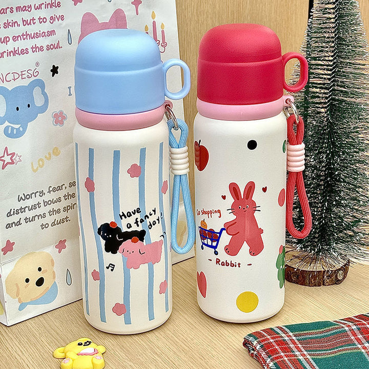 Women's insulated bottle with cheerful polka dot pattern Kalsten