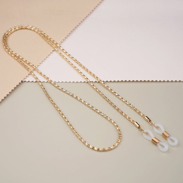 Gold-Plated Twisted Link Eyewear Chain Kalsten