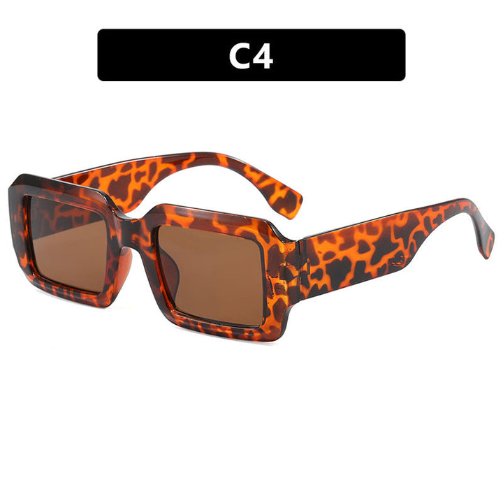 Ladies oversized square sunglasses with modern plastic frame Kalsten