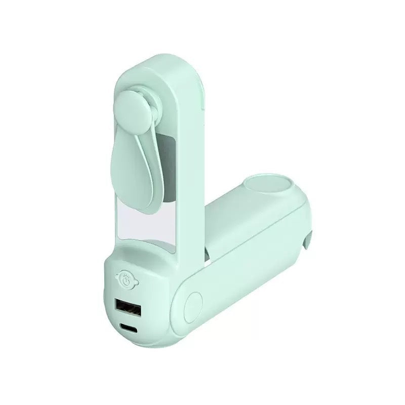 Women Portable USB Fan with Flexible Mount Kalsten