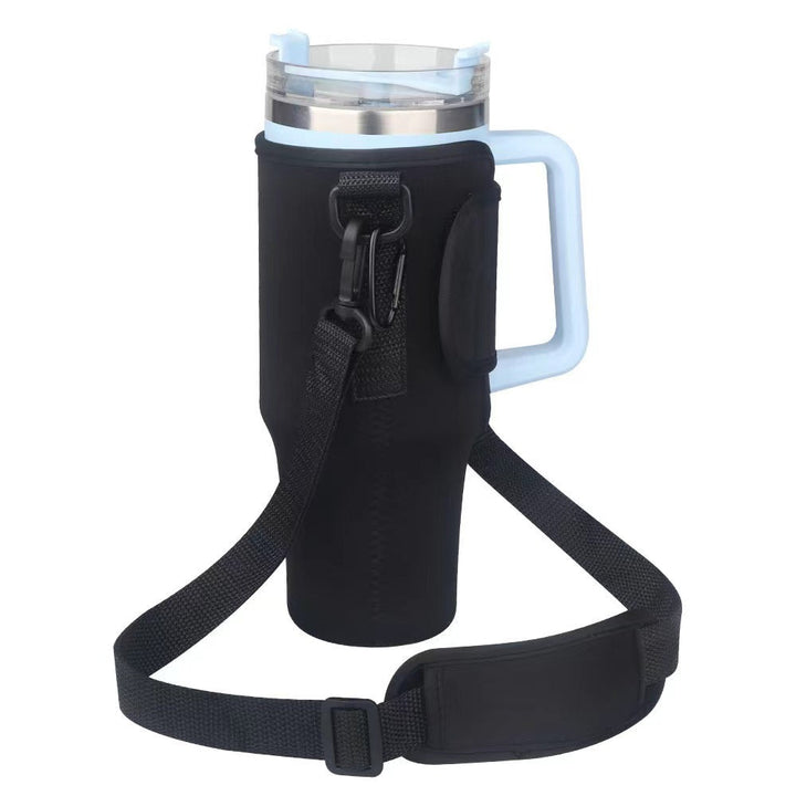 Ladies trendy and sparkling drinking bottle with shoulder bag Kalsten
