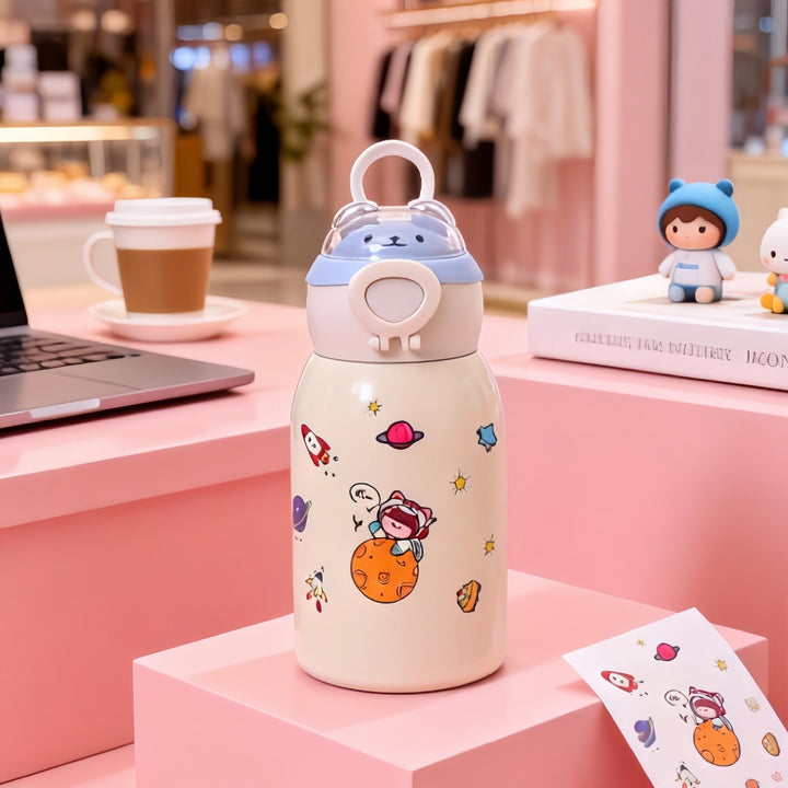 Women's water bottle with unique astronaut design Kalsten