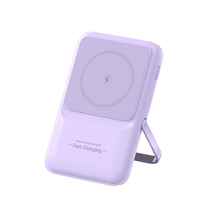 Portable power bank with magnetic charging technology and integrated cable management Kalsten