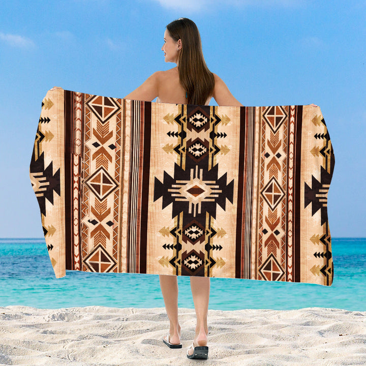 Beach towel with exclusive geometric pattern Kalsten