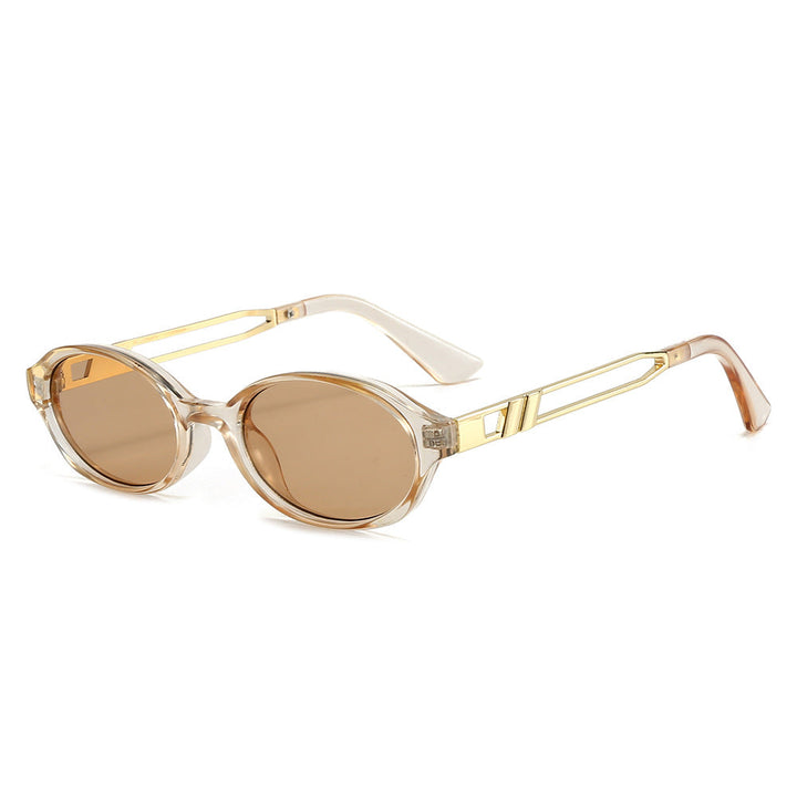 Women Elegant Sunglasses in luxurious tortoiseshell design with golden metal accents Kalsten
