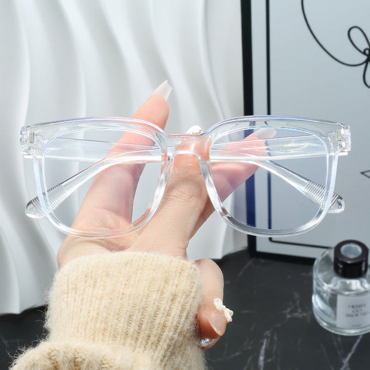 Women's fashionable rectangular glasses with blue lenses Kalsten