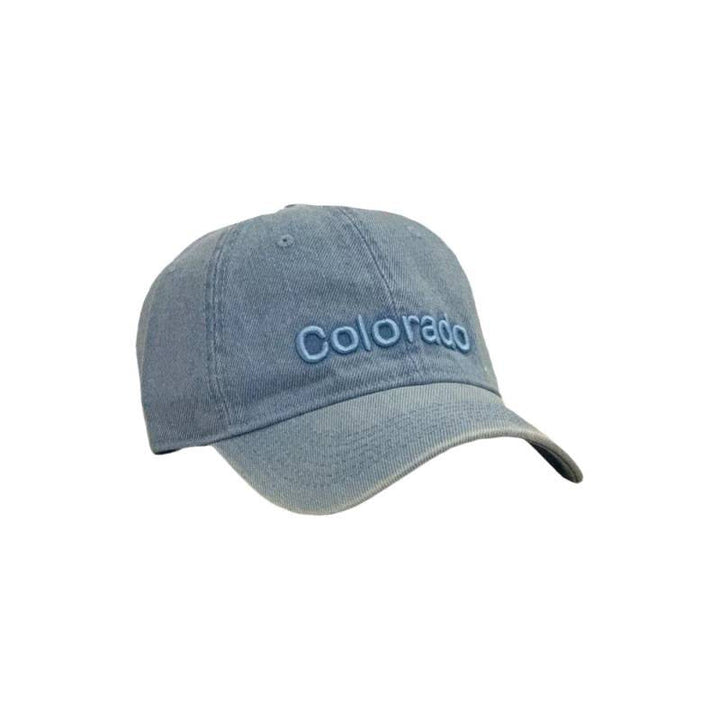 Women's Distressed Cotton Baseball Cap with Embroidered Detail Kalsten