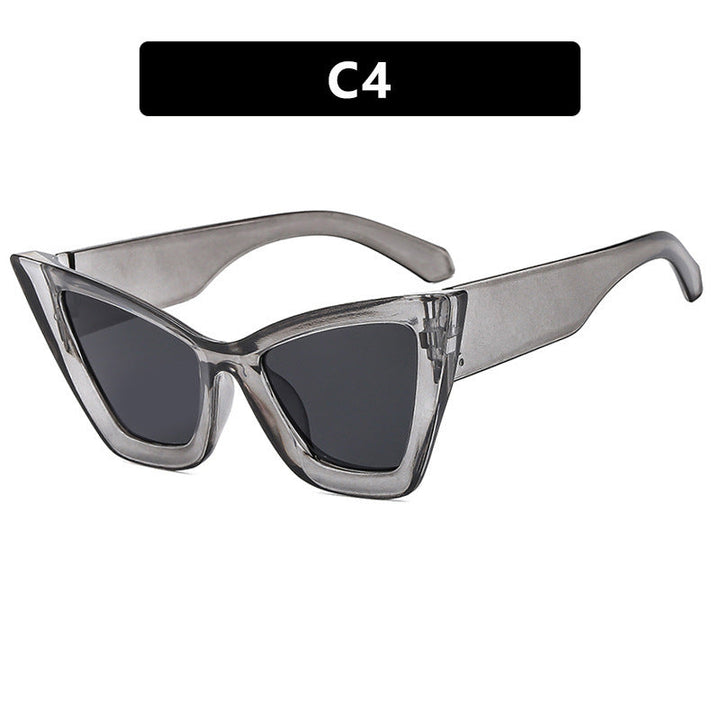 Women's Cat-Eye Sunglasses with Unique Wave Frame Kalsten