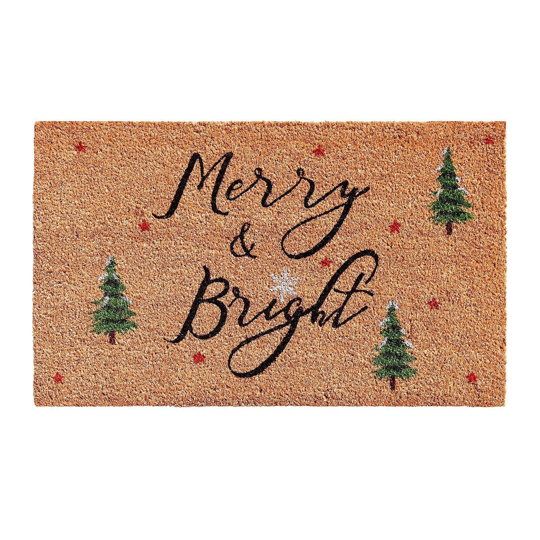 Personalized Holiday Welcome Mat Kalsten