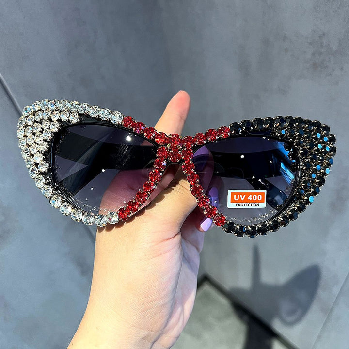 Ladies Glamorous Crystal Sunglasses Kalsten