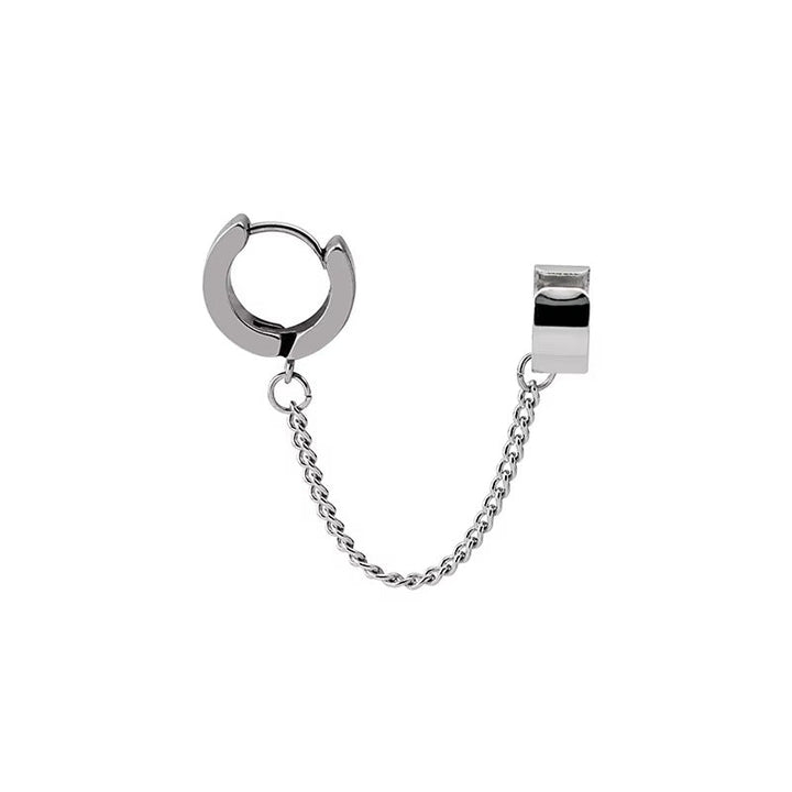 Stylish Silver Chain Link Ear Cuff Kalsten
