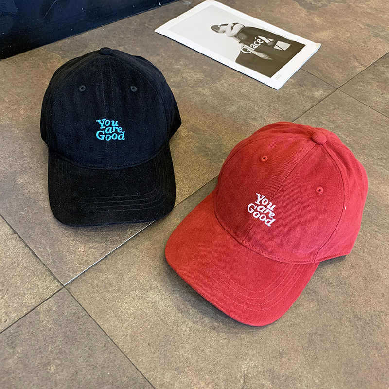 Men's Casual Distressed Message Baseball Cap Kalsten