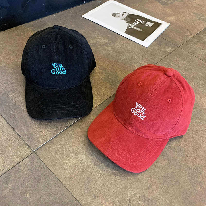 Men's Casual Distressed Message Baseball Cap Kalsten