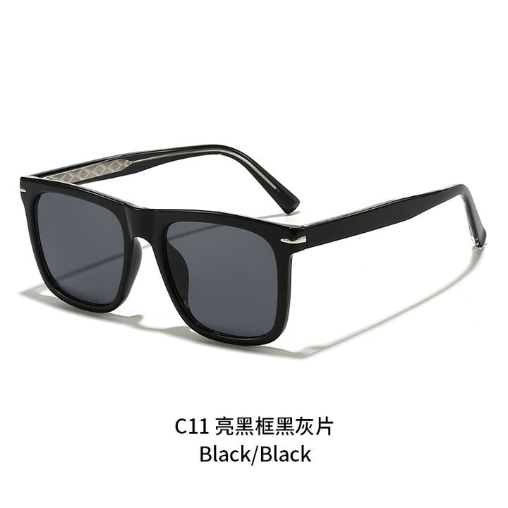 Women's modern rectangular sunglasses with sturdy frame Kalsten